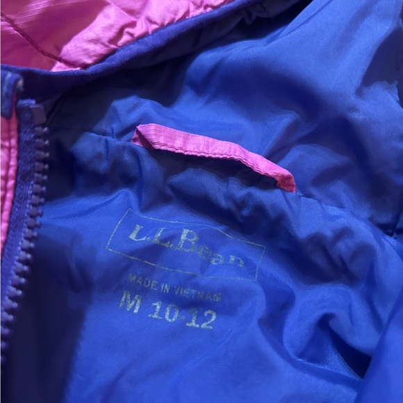 LL Bean Pink/Purple Hooded Jacket - Picture 3 of 3